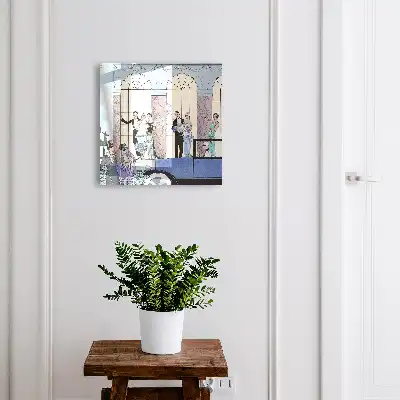Key cabinet Blue party of elegance style