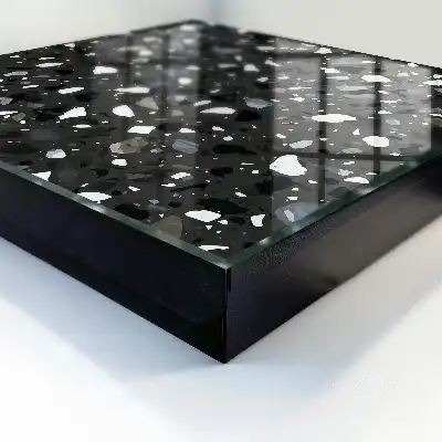 Key box for home Stylish mosaic in shades of gray