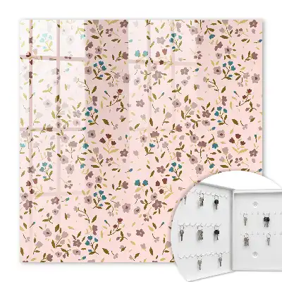 Key box for home Floral pattern giving lightness