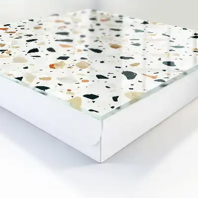 Key cabinet Terrazzo pattern of natural shades