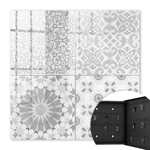 Wall mounted key box Elegant geometric patterns