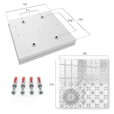 Wall mounted key box Elegant geometric patterns