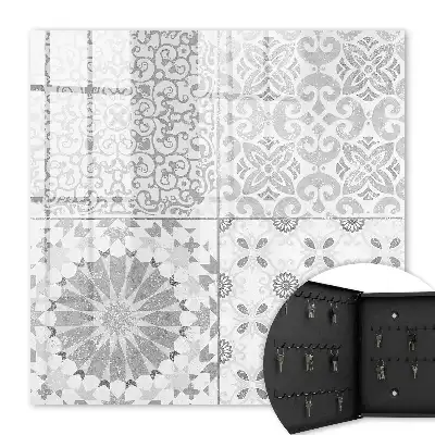 Wall mounted key box Elegant geometric patterns