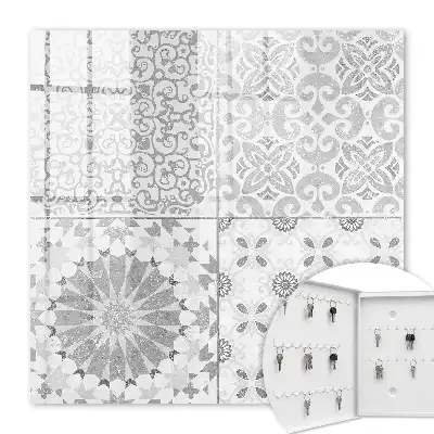 Wall mounted key box Elegant geometric patterns