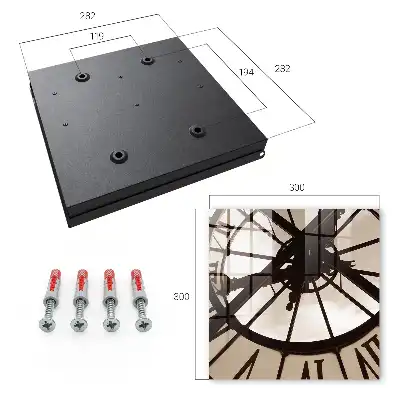 Wall mounted key cabinet Industrial elegance