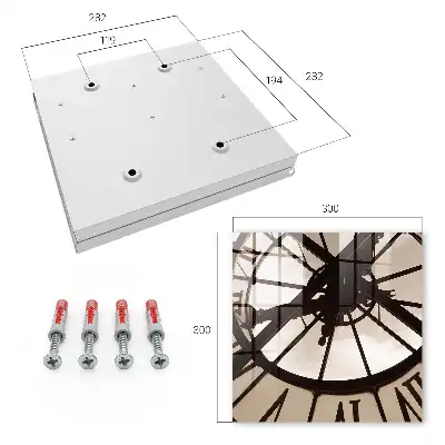 Wall mounted key cabinet Industrial elegance