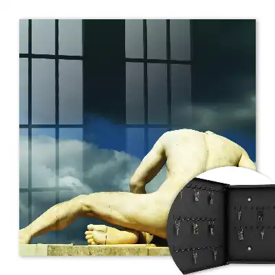 Key cabinet Classic elegance against the backdrop of clouds