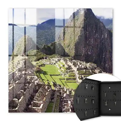 Key box for home Mountain town of stone buildings