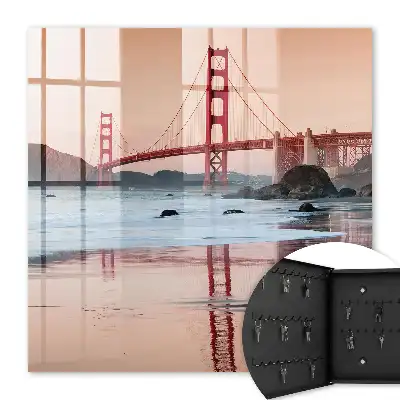 Sunset and Water Scene Wall Mounted Key Box