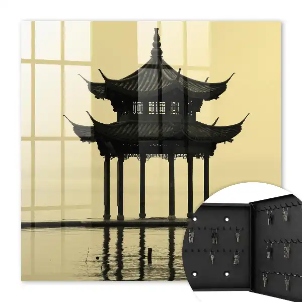 Key box for home Pavilion in the water in calm shades