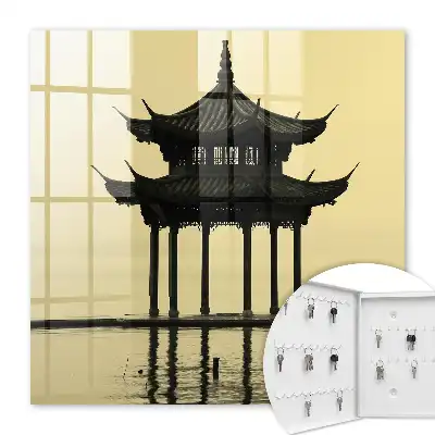 Key box for home Pavilion in the water in calm shades