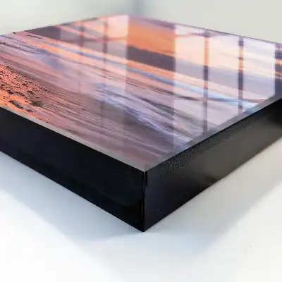 Wall mounted key cabinet Sunset over the sea