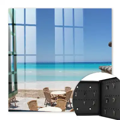 Key cabinet Seaside relaxation in the blue sea