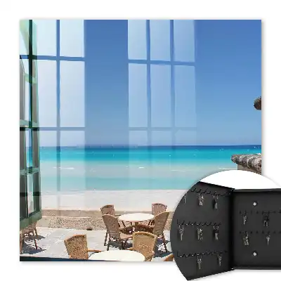Key cabinet Seaside relaxation in the blue sea
