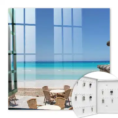 Key cabinet Seaside relaxation in the blue sea