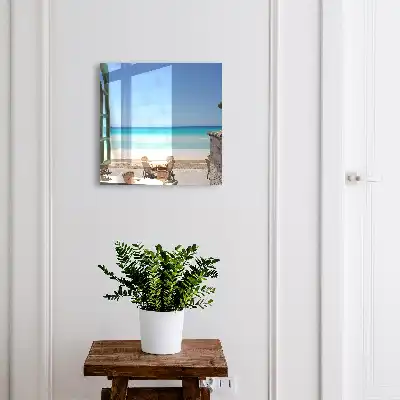 Key cabinet Seaside relaxation in the blue sea