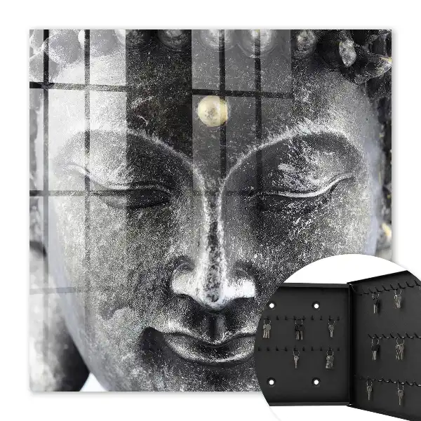 Wall mounted key box A Zen portrait full of harmony