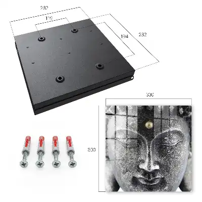 Wall mounted key box A Zen portrait full of harmony