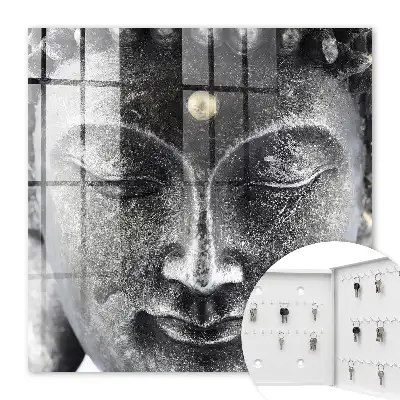 Wall mounted key box A Zen portrait full of harmony