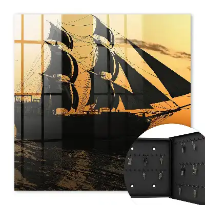 Decorative key box Sea Adventure at Sunset