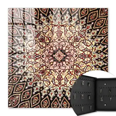 Wall mounted key box Complex patterns in warm tones