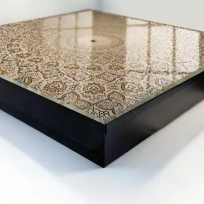 Decorative key box Ornate mandala of symmetry and elegance