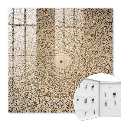 Decorative key box Ornate mandala of symmetry and elegance
