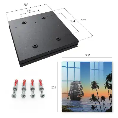 Key cabinet Sea sailing ship sun palm
