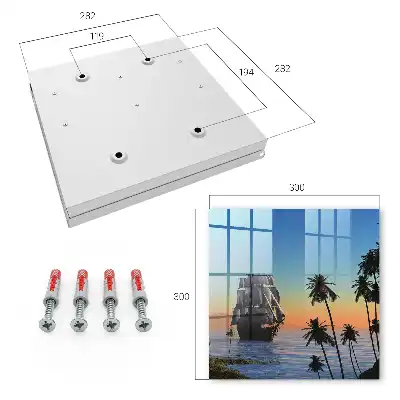 Key cabinet Sea sailing ship sun palm