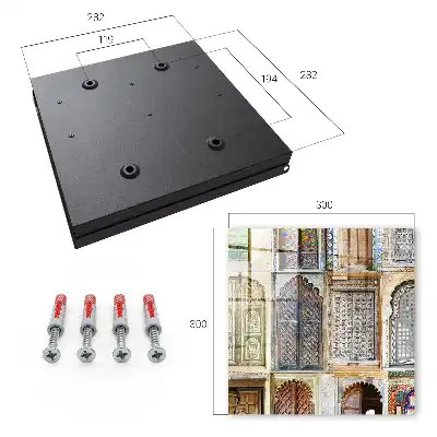 Key box for home Colorful windows with accents
