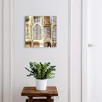 Key box for home Colorful windows with accents