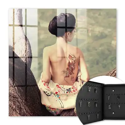 Key cabinet Harmony of nature tree tattoo
