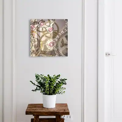 Wall mounted key box Mechanical elegance with colorful accents