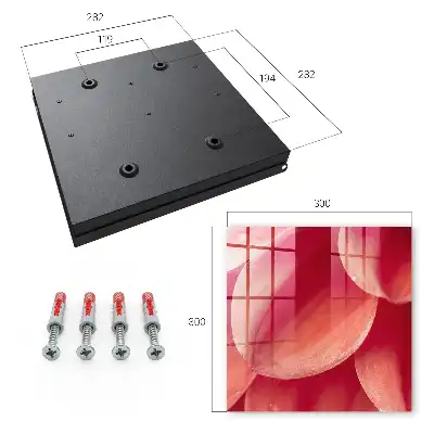 Key box for home Floral intimacy in warm colors