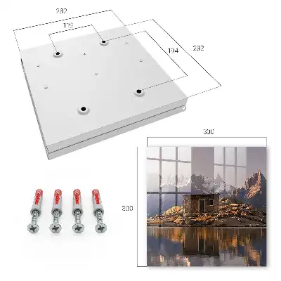 Key box for home The mountain peace of the lake's surface