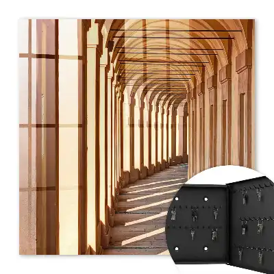 Key cabinet Architectural elegance with long shades