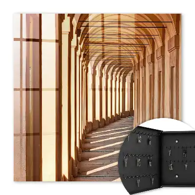 Key cabinet Architectural elegance with long shades