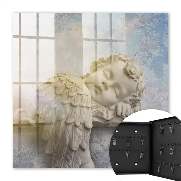 Key box for home A sleeping angel of warm colors