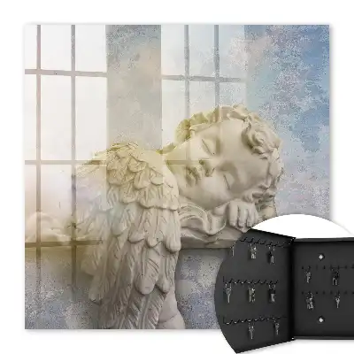 Key box for home A sleeping angel of warm colors
