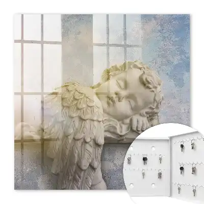 Key box for home A sleeping angel of warm colors