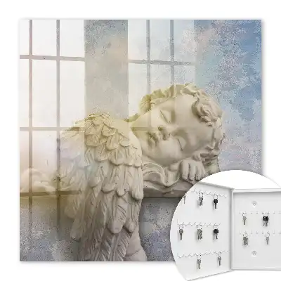 Key box for home A sleeping angel of warm colors