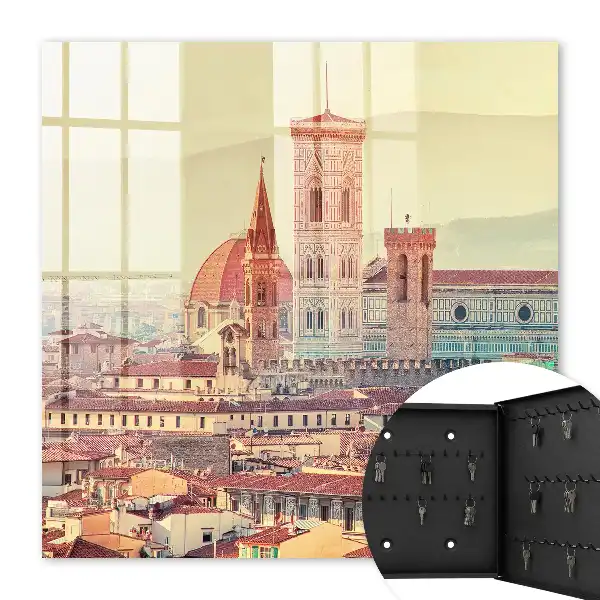 Wall mounted key cabinet The urban elegance of classic buildings