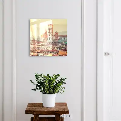 Wall mounted key cabinet The urban elegance of classic buildings