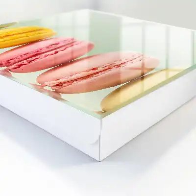Key cabinet Colorful delicacies in a pastel background