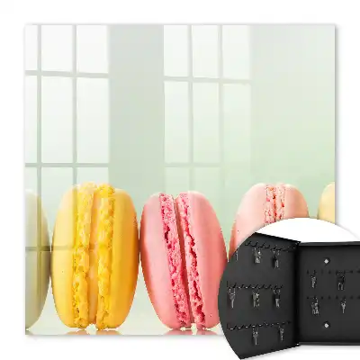 Key cabinet Colorful delicacies in a pastel background