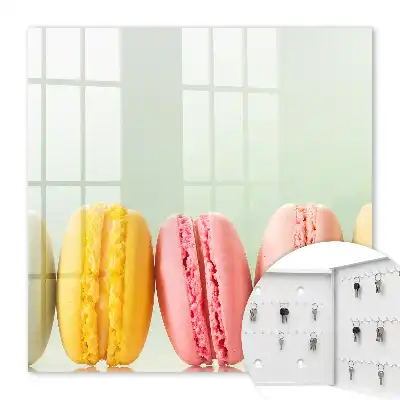 Key cabinet Colorful delicacies in a pastel background
