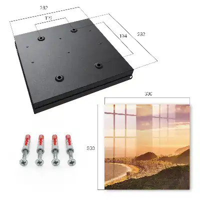 Key box for home Urban harmony at sunset