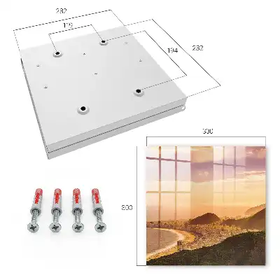 Key box for home Urban harmony at sunset