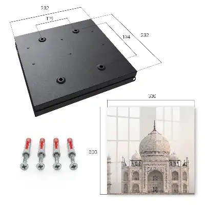 Decorative key box A majestic building with finesse decorations