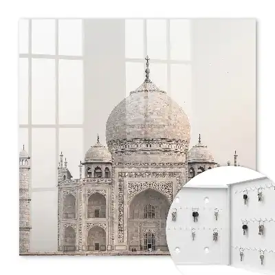 Decorative key box A majestic building with finesse decorations